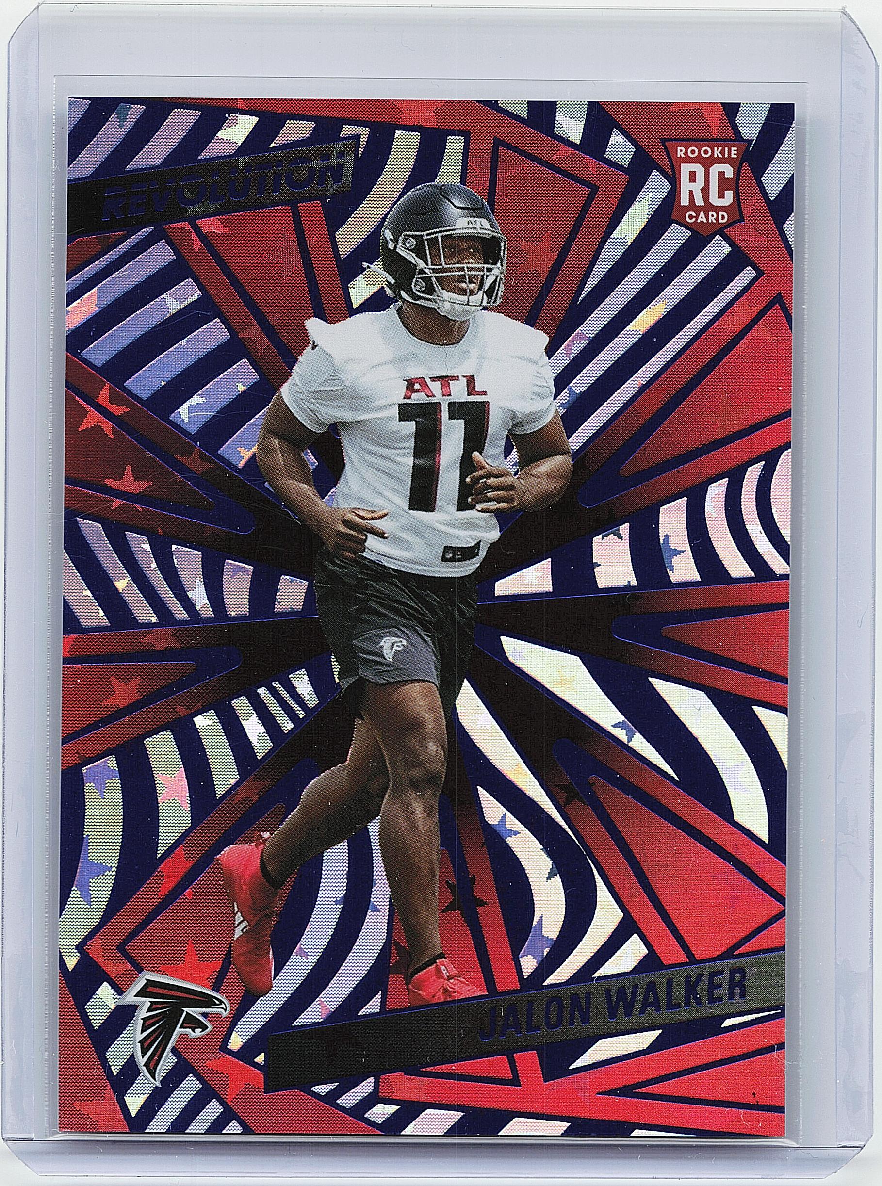 2025 Panini Revolution #217 Jalon Walker Blue Astro #/549