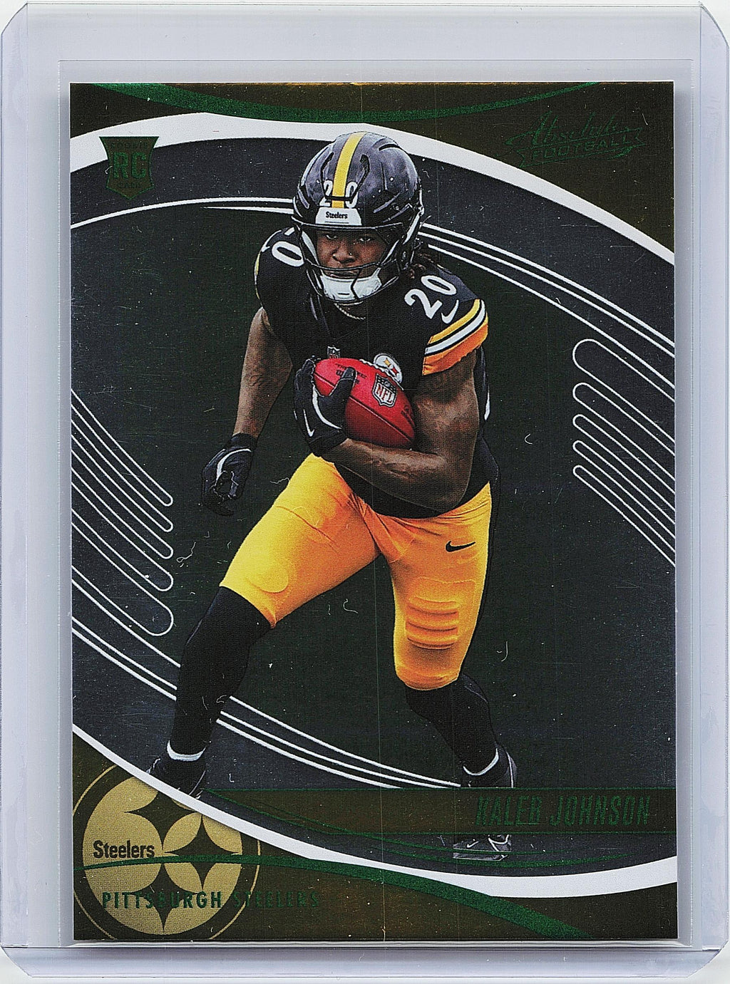 2025 Panini Absolute #148 Kaleb Johnson Green
