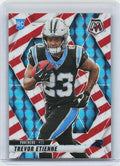 2025 Panini Mosaic #340 Trevor Etienne Mosaic Red and White Stripe