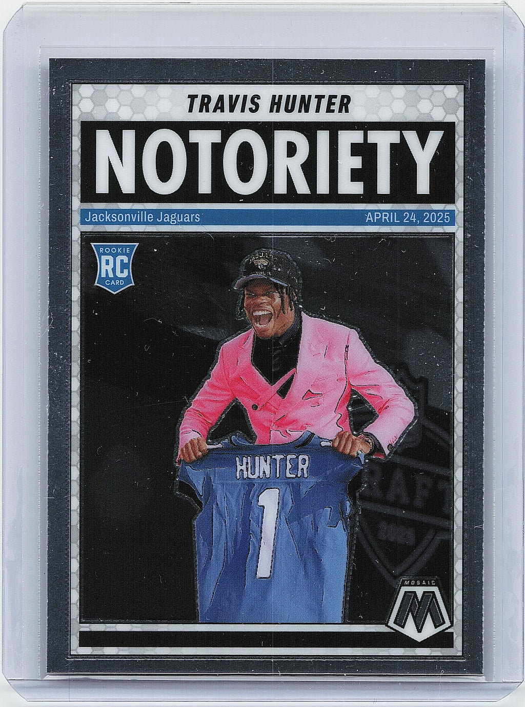 2025 Panini Mosaic #12 Travis Hunter Notoriety