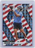 2025 Panini Mosaic #356 Chimere Dike Mosaic Red and White Stripe