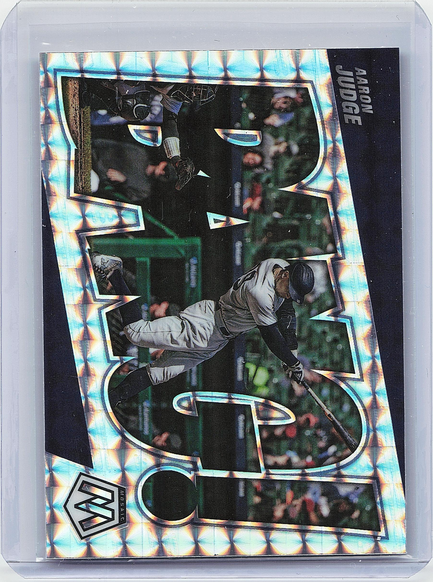 2022 Panini Mosaic #BG-3 Aaron Judge Bang! Mosaic