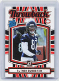2025 Donruss #42 Luther Burden III Rated Rookies Throwback