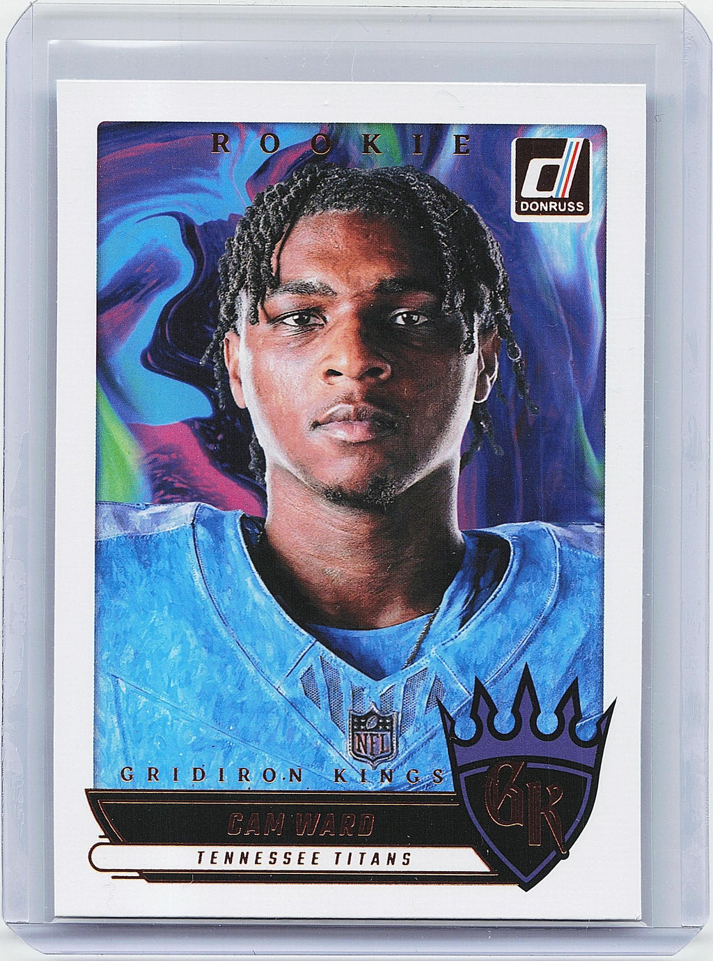 2025 Donruss #RGK-CWD Cam Ward Rookie Gridiron Kings