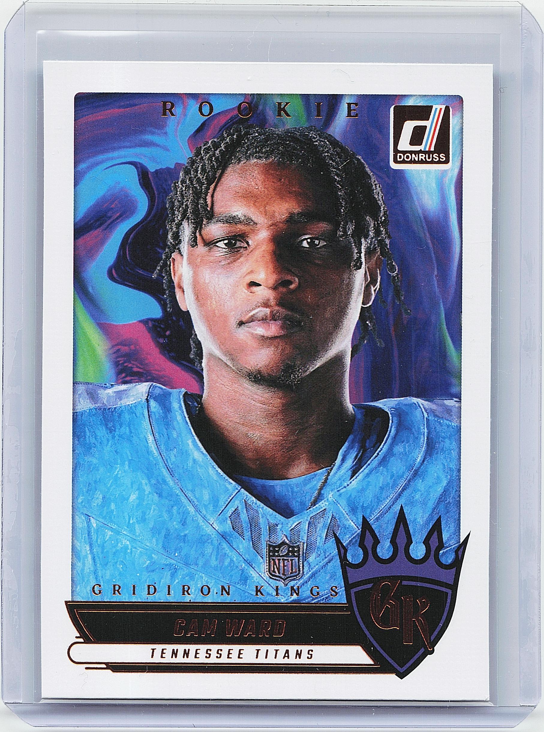 2025 Donruss #RGK-CWD Cam Ward Rookie Gridiron Kings