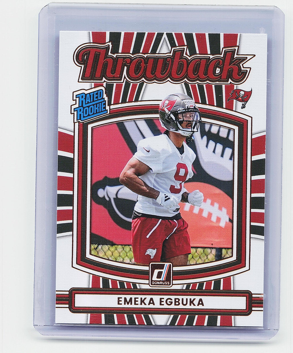 2025 Donruss #31 Emeka Egbuka Rated Rookies Throwback