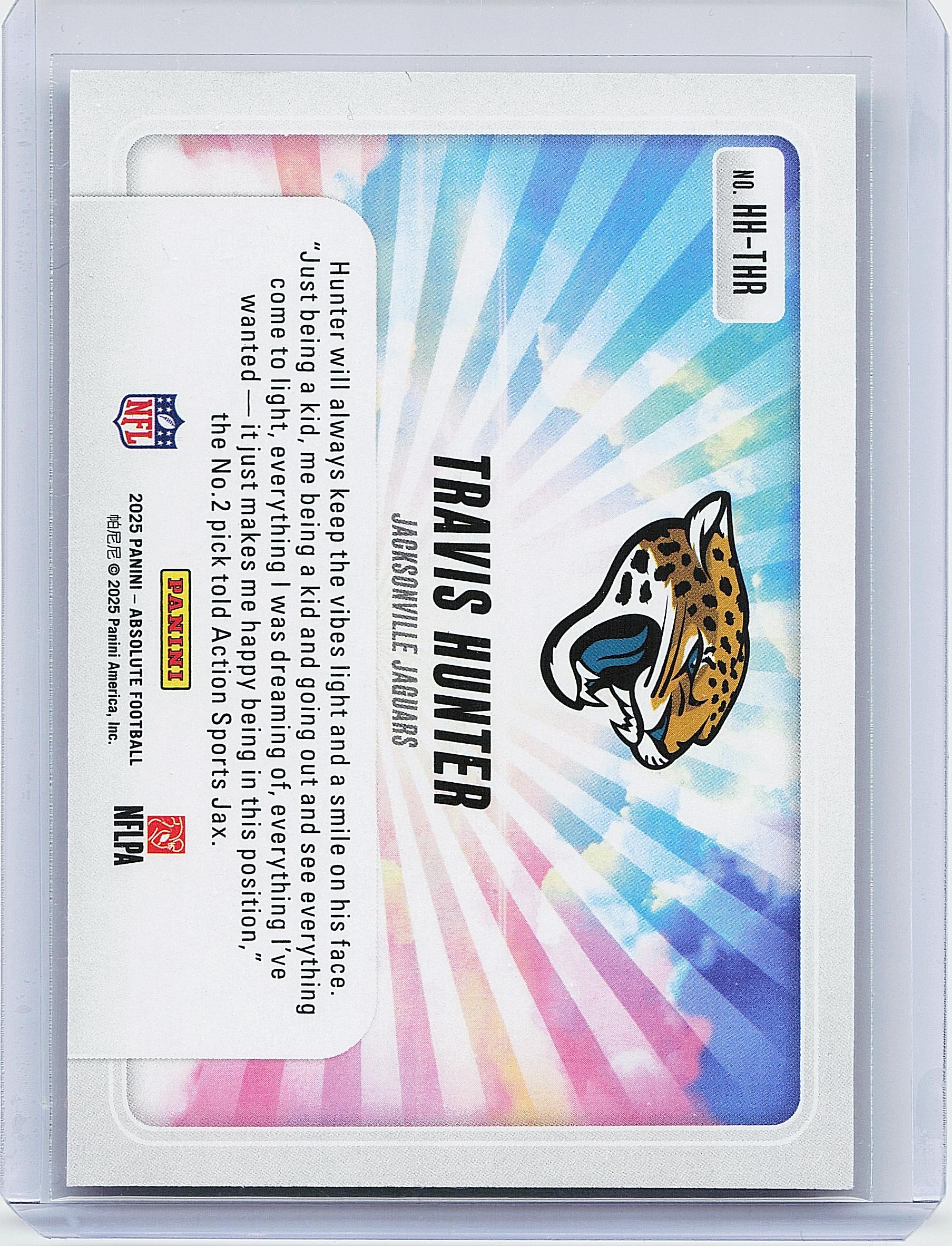 2025 Panini Absolute #17 Travis Hunter By Storm