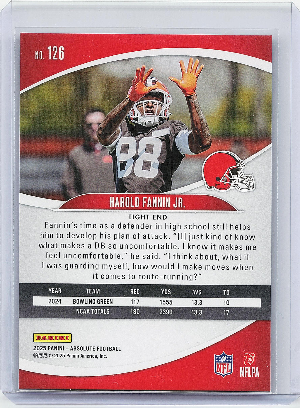 2025 Panini Absolute #126 Harold Fannin Jr. Retail