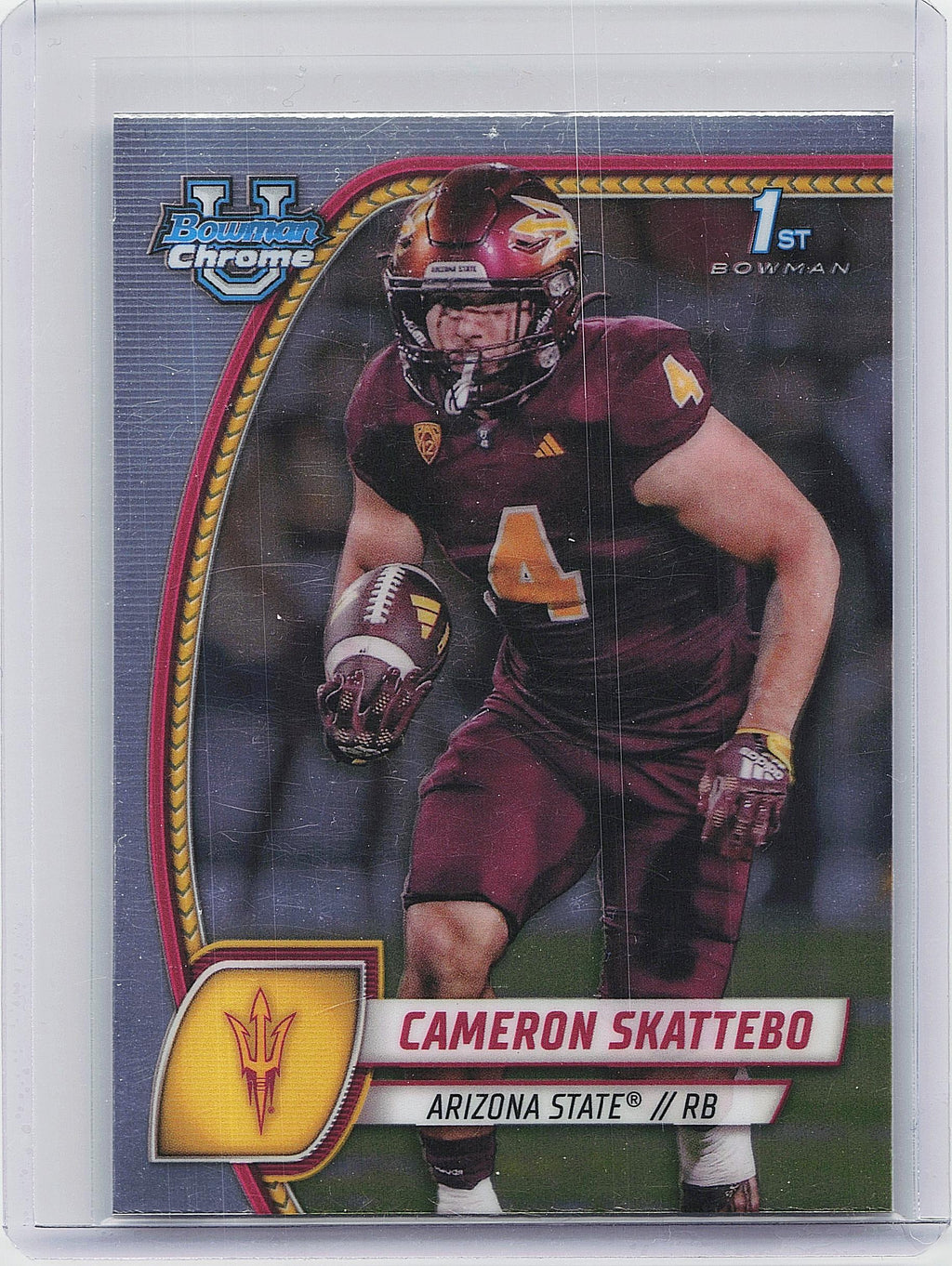 2024 Bowman University Chrome #37 Cameron Skattebo