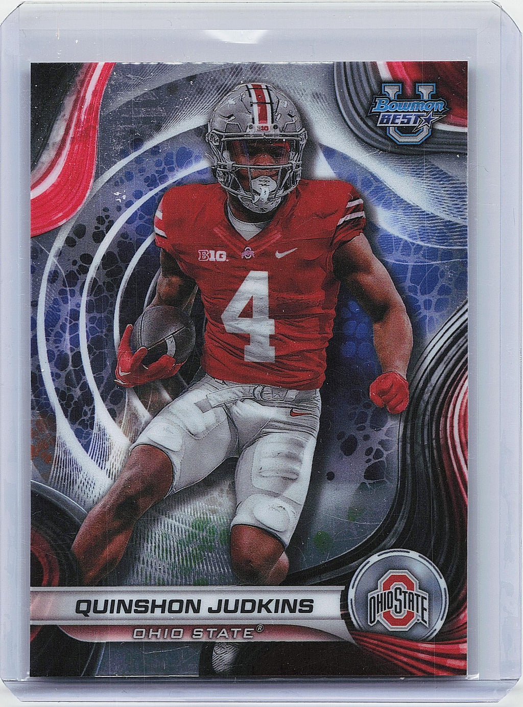 2024 Bowman University Best #74 Quinshon Judkins