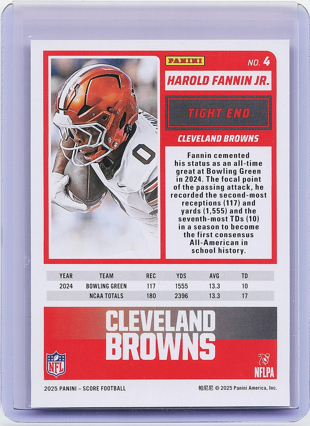 2025 Score #4 Harold Fannin Jr.