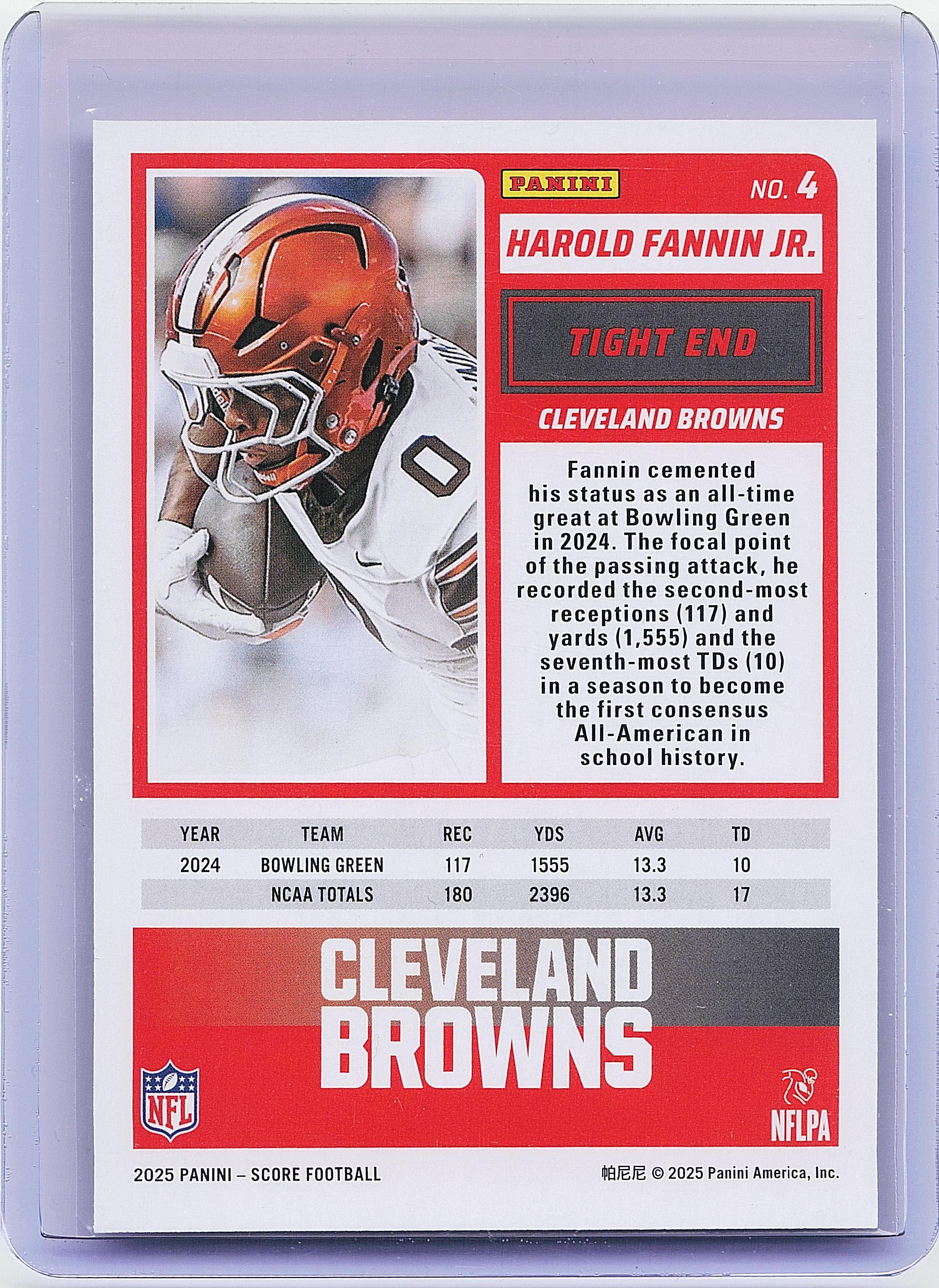 2025 Score #4 Harold Fannin Jr.