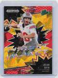 2025 Panini Prizm Draft Picks #II-JSN Julian Sayin Instant Impact Gold Ice