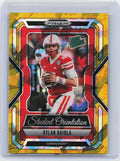 2025 Panini Prizm Draft Picks #3 Dylan Raiola Student Orientation Gold Ice