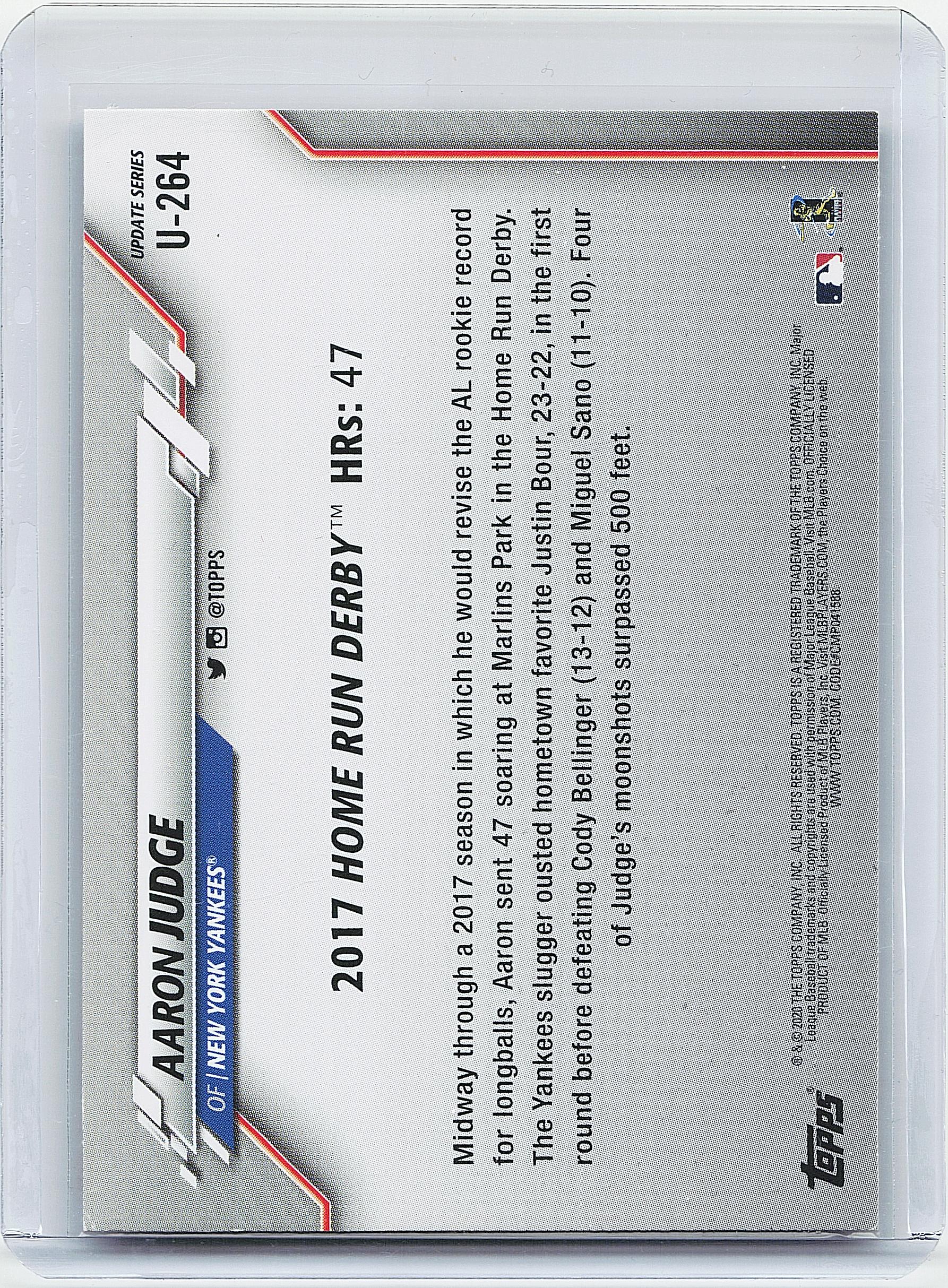 2020 Topps Update #U-264 Aaron Judge