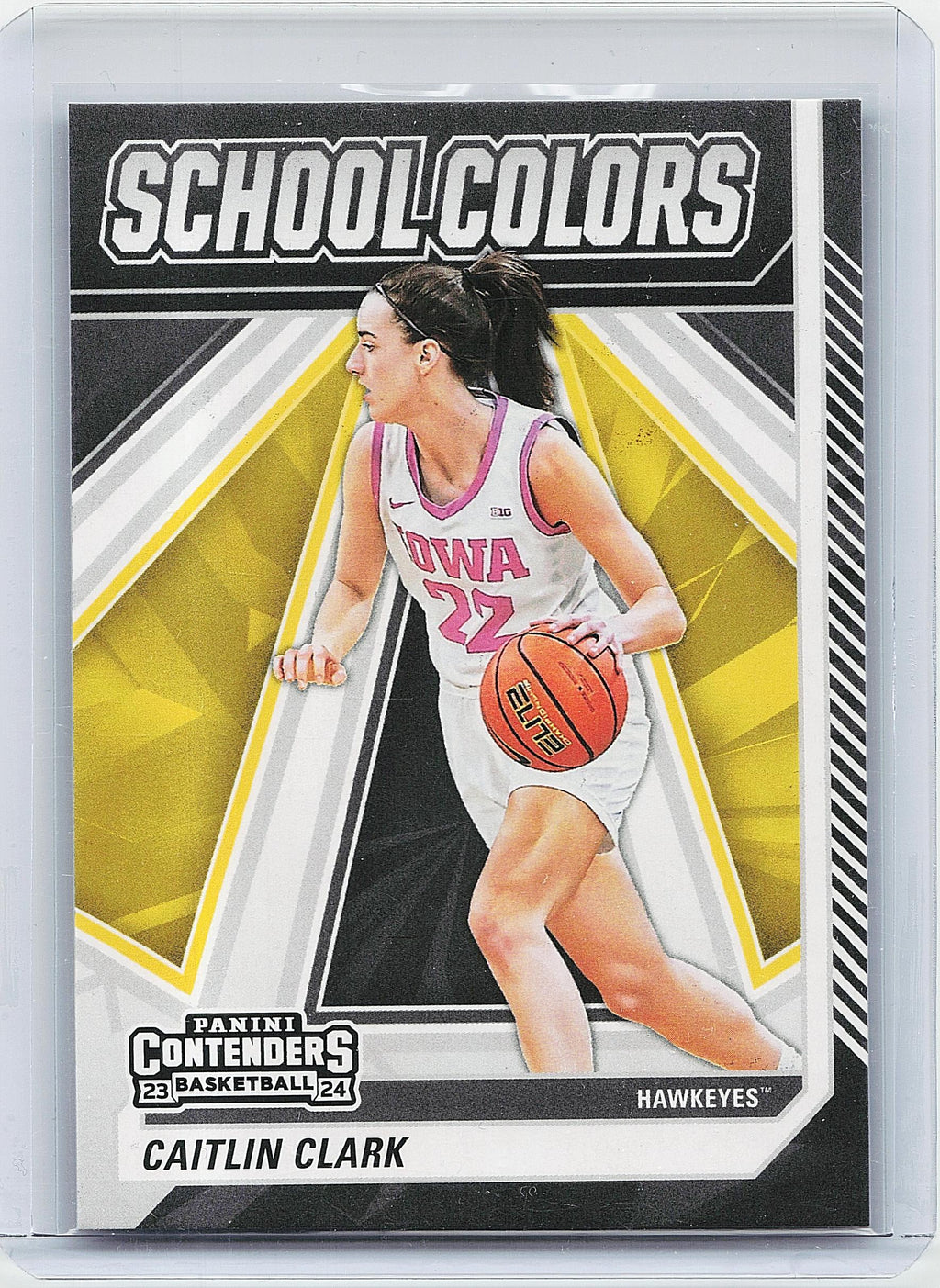 2024 Panini Caitlin Clark Collection #SC4 Caitlin Clark School Colors