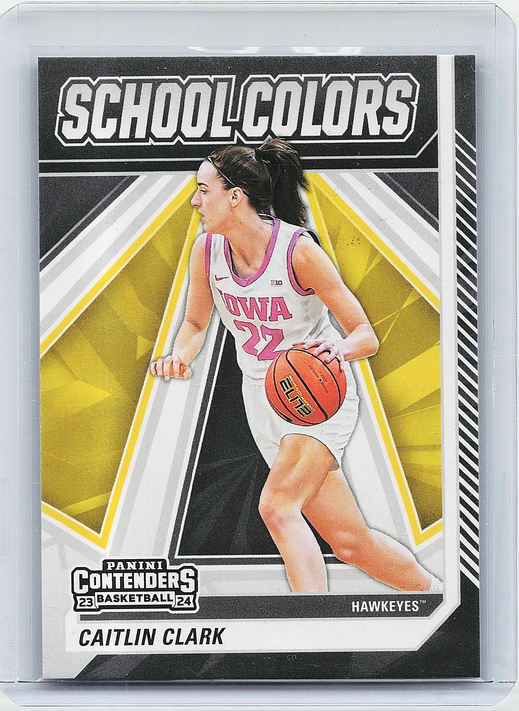 2024 Panini Caitlin Clark Collection #SC4 Caitlin Clark School Colors