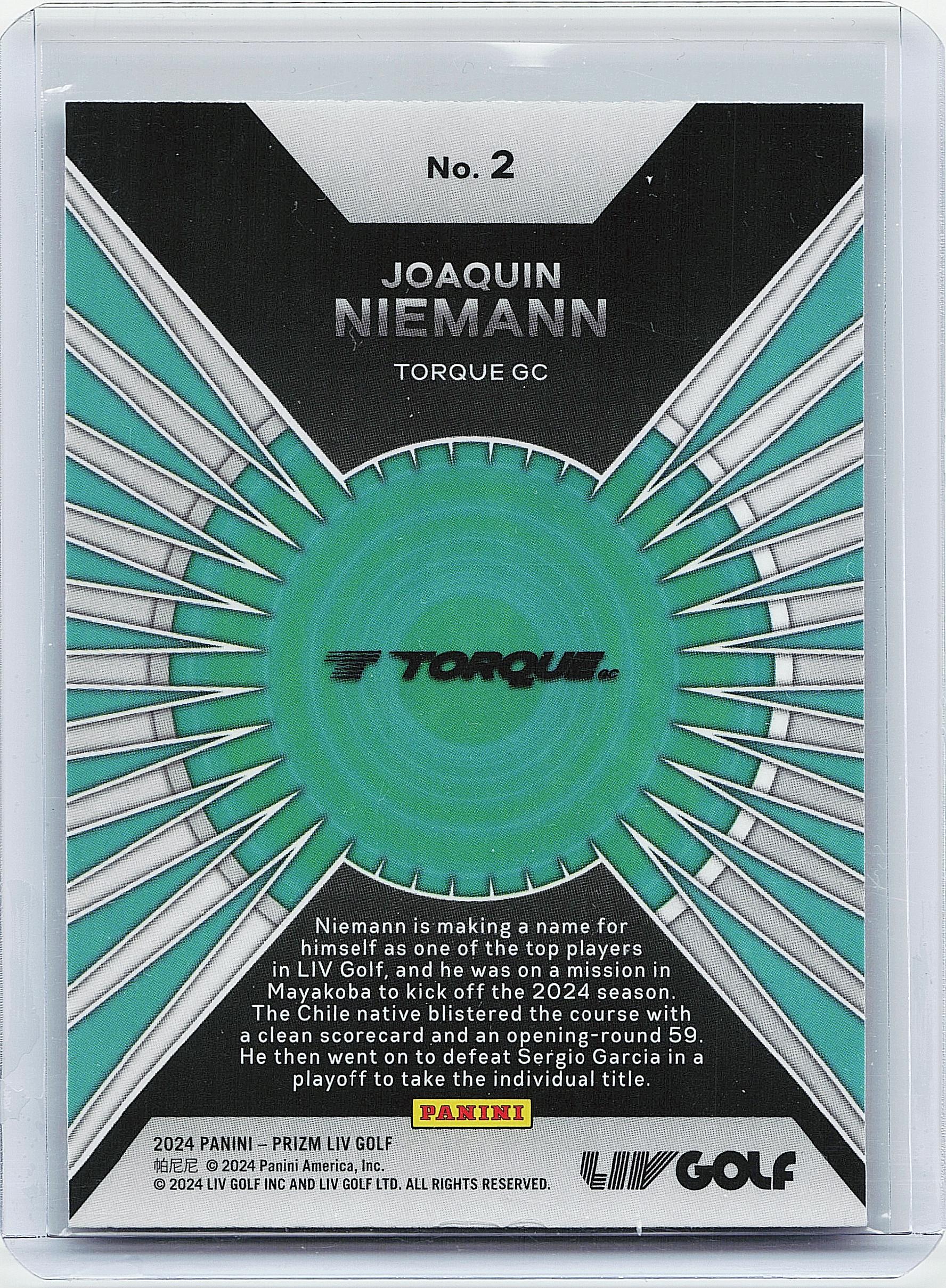 2024 Panini Prizm LIV #2 Joaquin Niemann Dominance