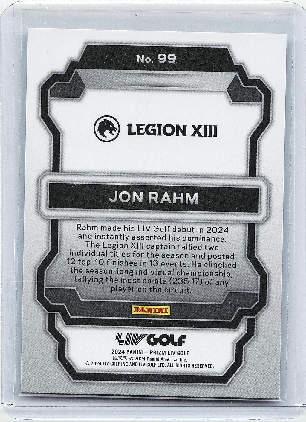 2024 Panini Prizm LIV #99 Jon Rahm