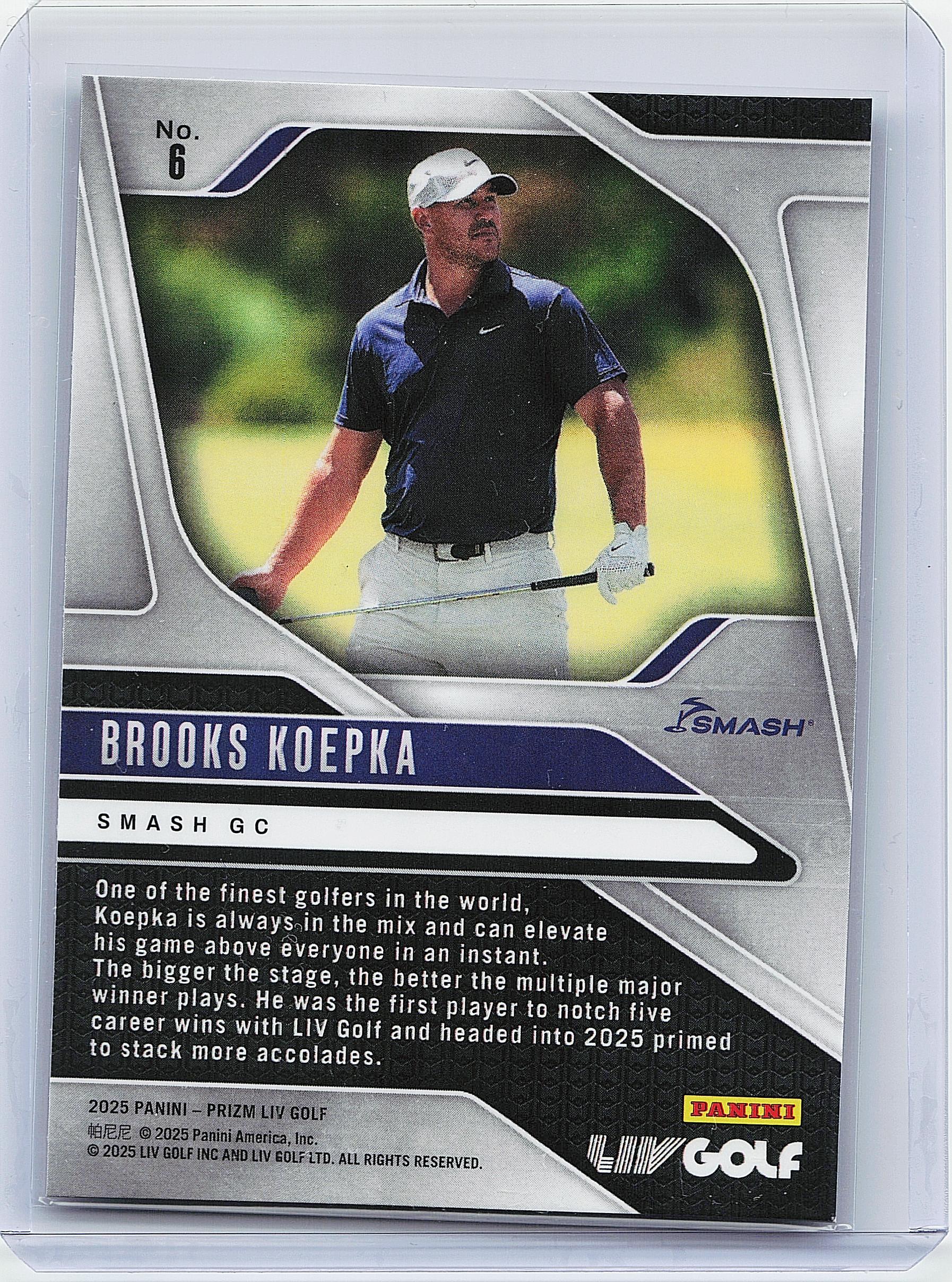 2025 Panini Prizm LIV #6 Brooks Koepka