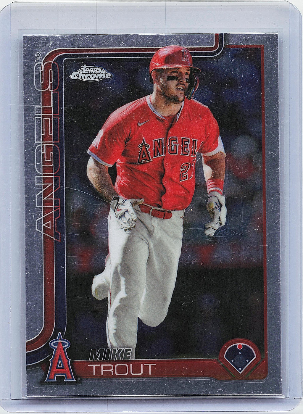 2025 Topps Chrome #100 Mike Trout