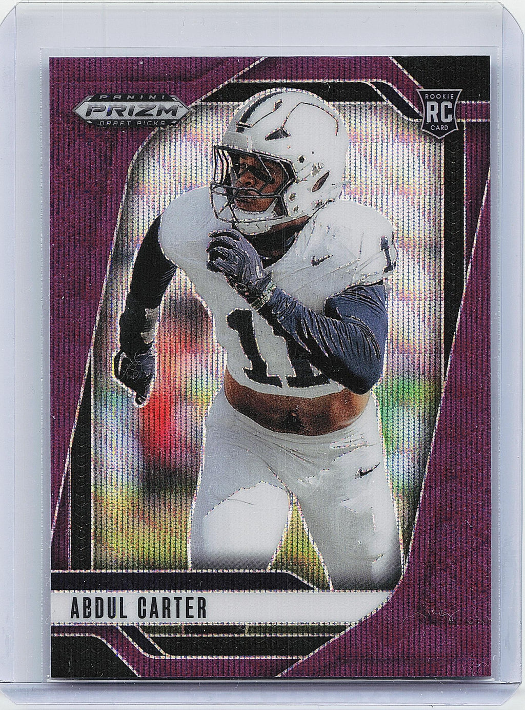 2025 Panini Prizm Draft Picks #102 Abdul Carter Prizms Purple Wave