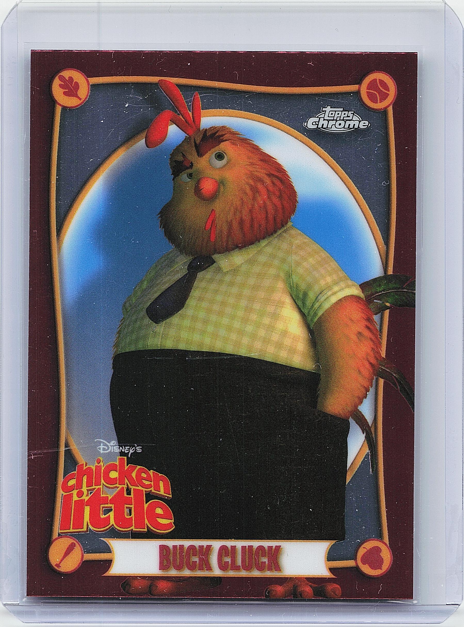 2025 Topps Chrome Disney #CL-6 Buck Cluck Chicken Little 20th Anniversary