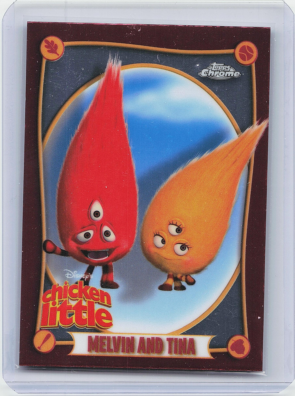 2025 Topps Chrome Disney #CL-10 Melvin and Tina Chicken Little 20th Anniversary