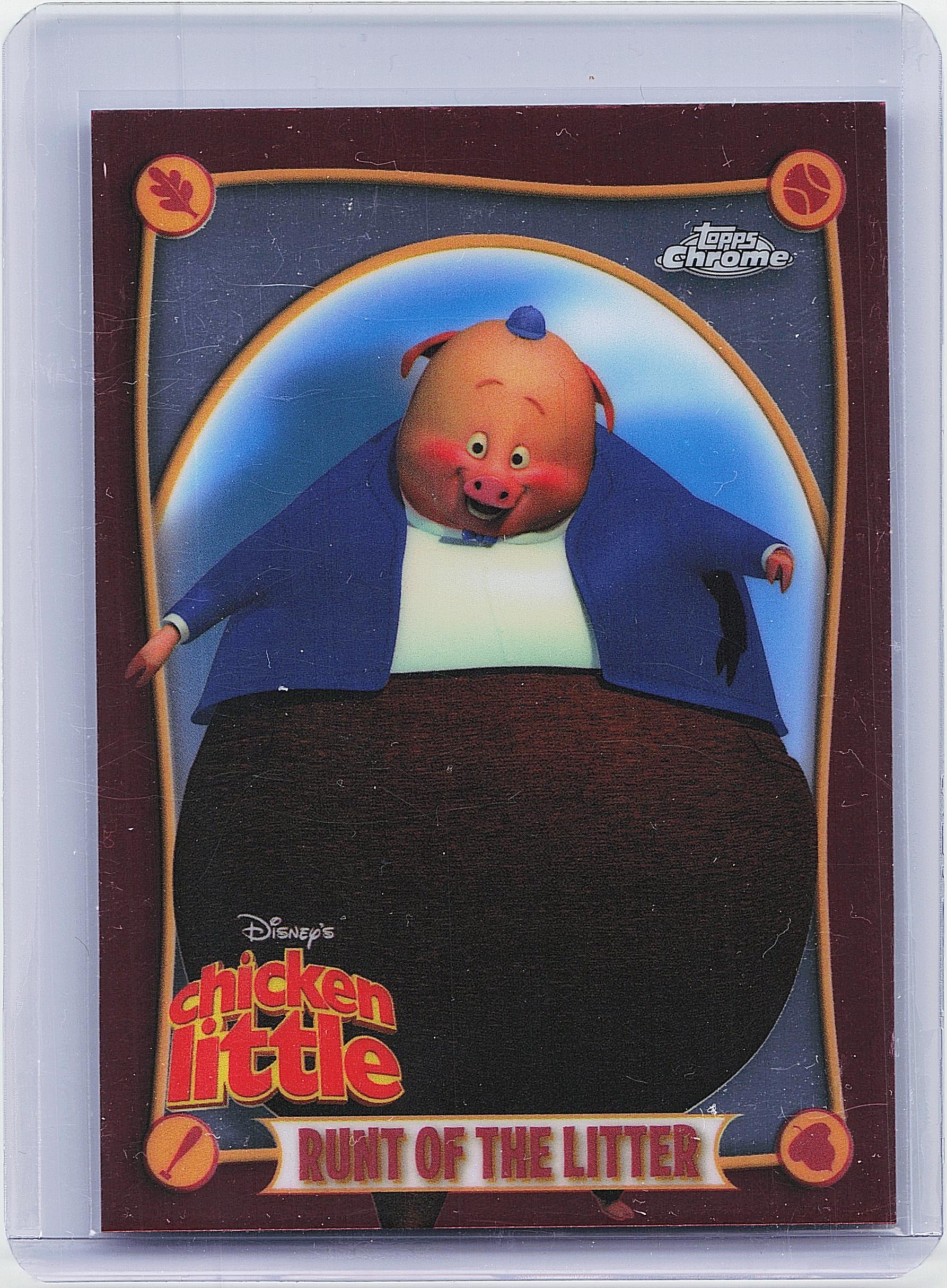 2025 Topps Chrome Disney #CL-3 Runt of the Litter Chicken Little 20th