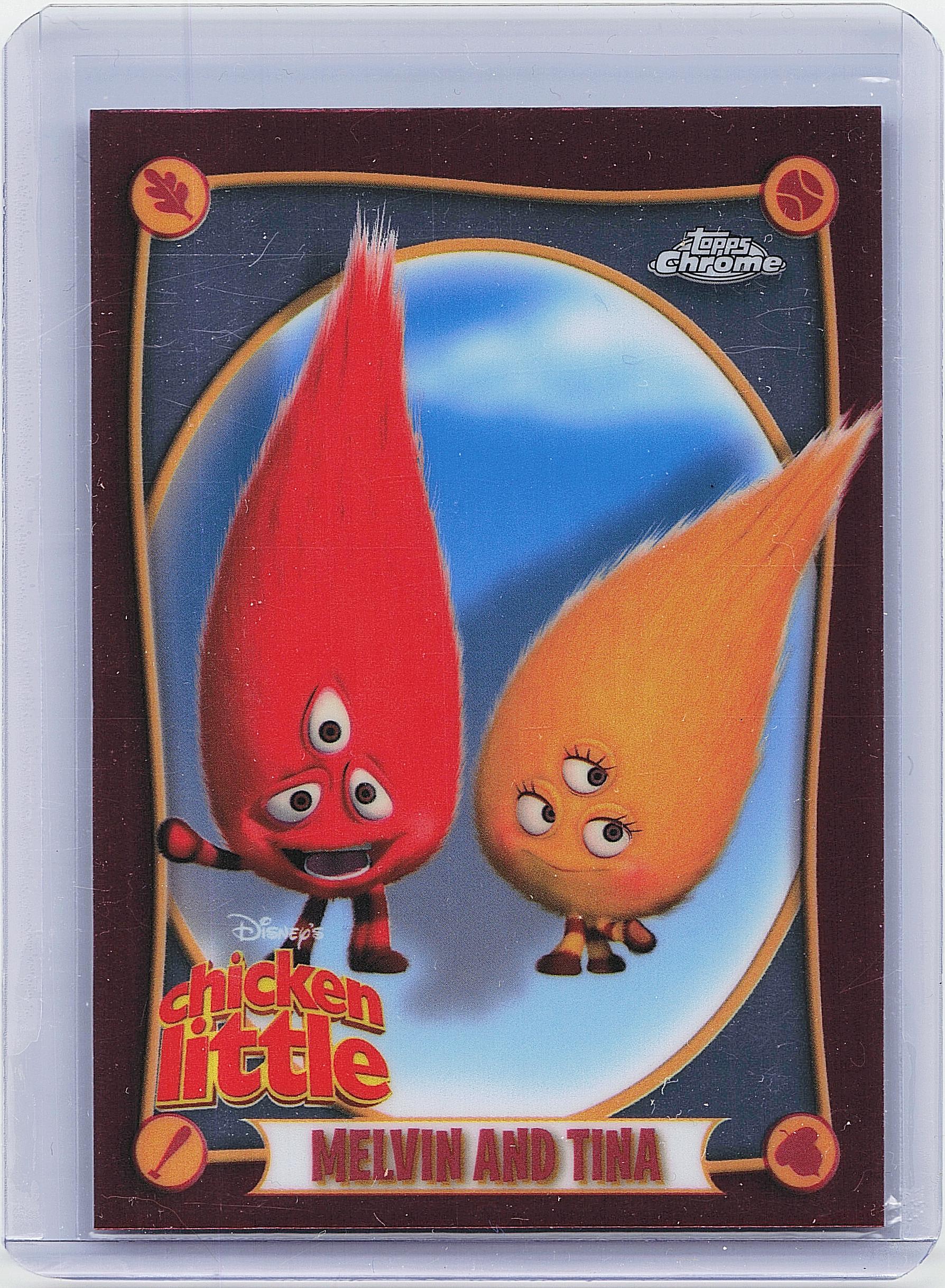 2025 Topps Chrome Disney #CL-10 Melvin and Tina Chicken Little 20th Anniversary