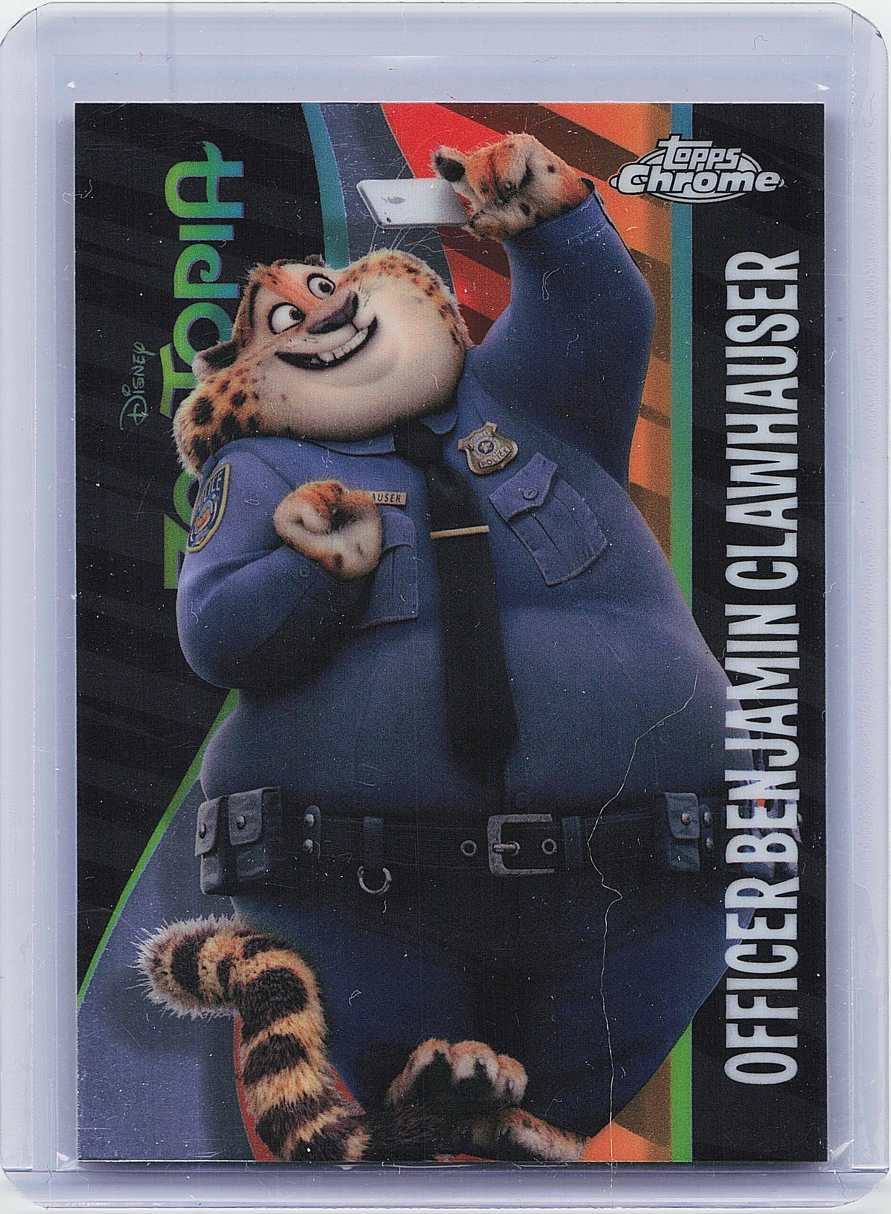 2025 Topps Chrome Disney #ZI-3 Officer Benjamin Clawhauser Zootopia Icons
