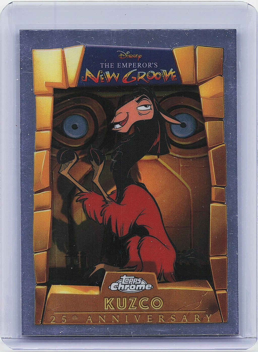 2025 Topps Chrome Disney #EMP-5 Kuzco The Emperor's New Groove 25th Anniversary