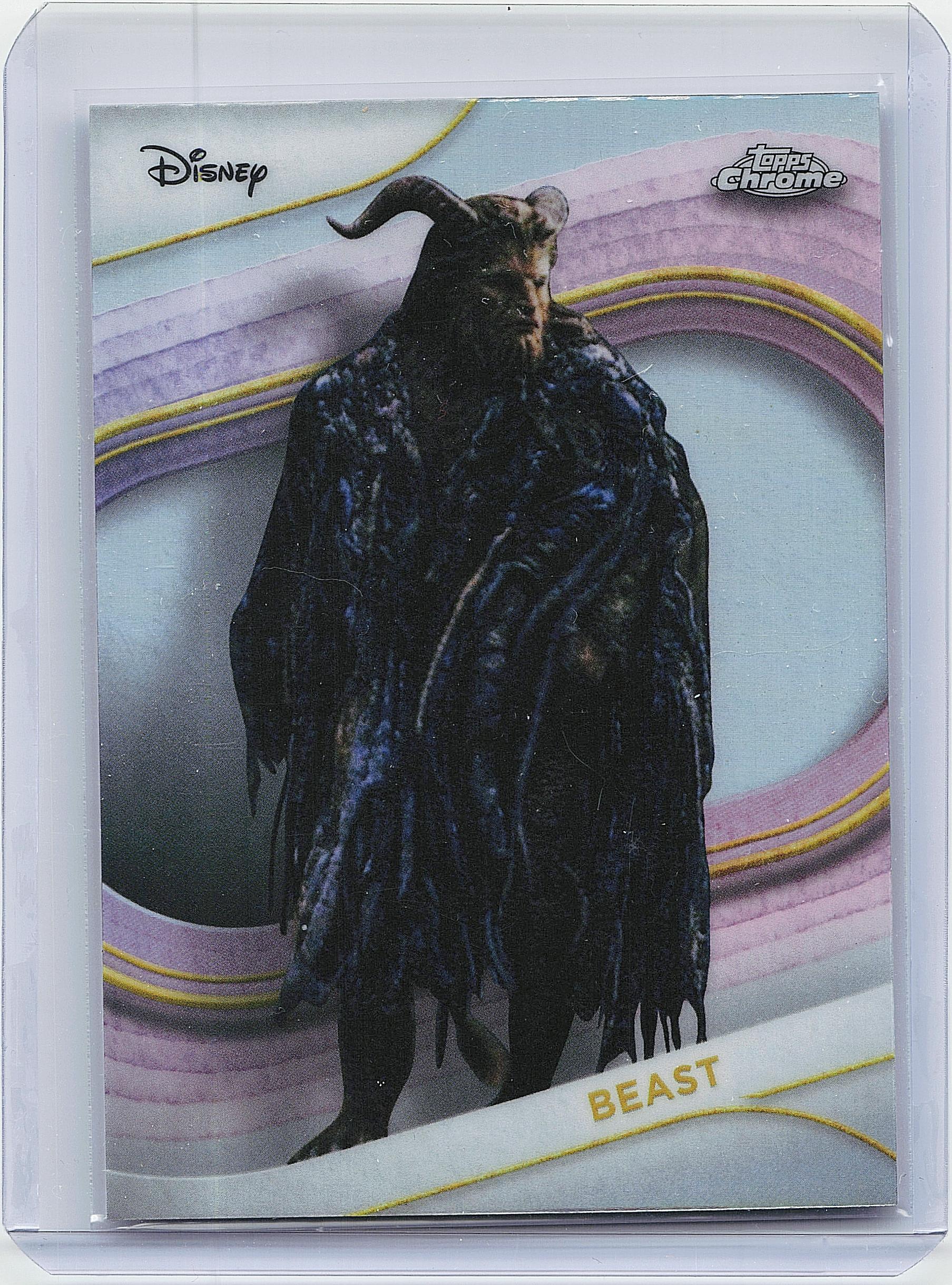 2025 Topps Chrome Disney #130 Beast Refractor