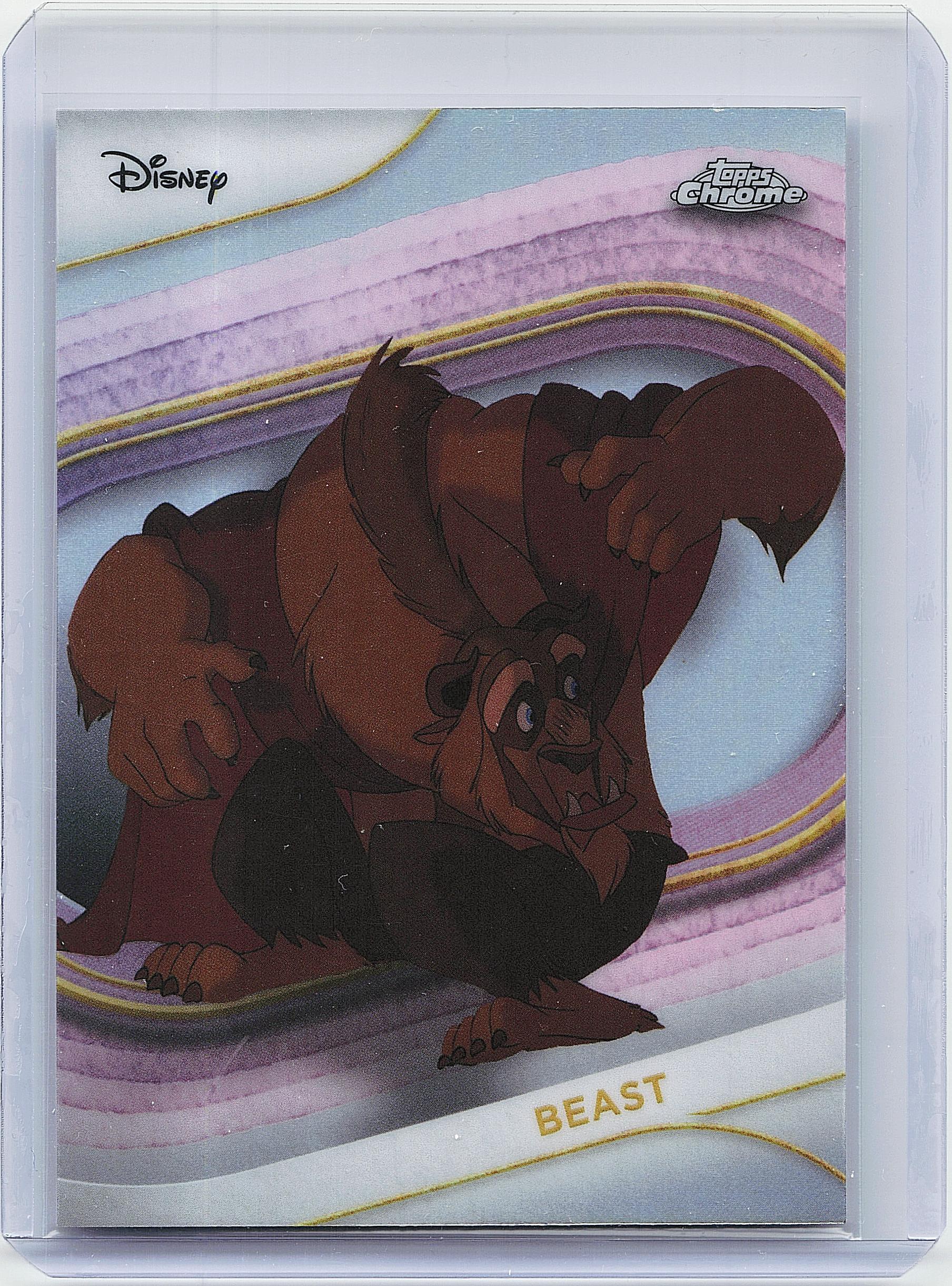 2025 Topps Chrome Disney #126 Beast Refractor