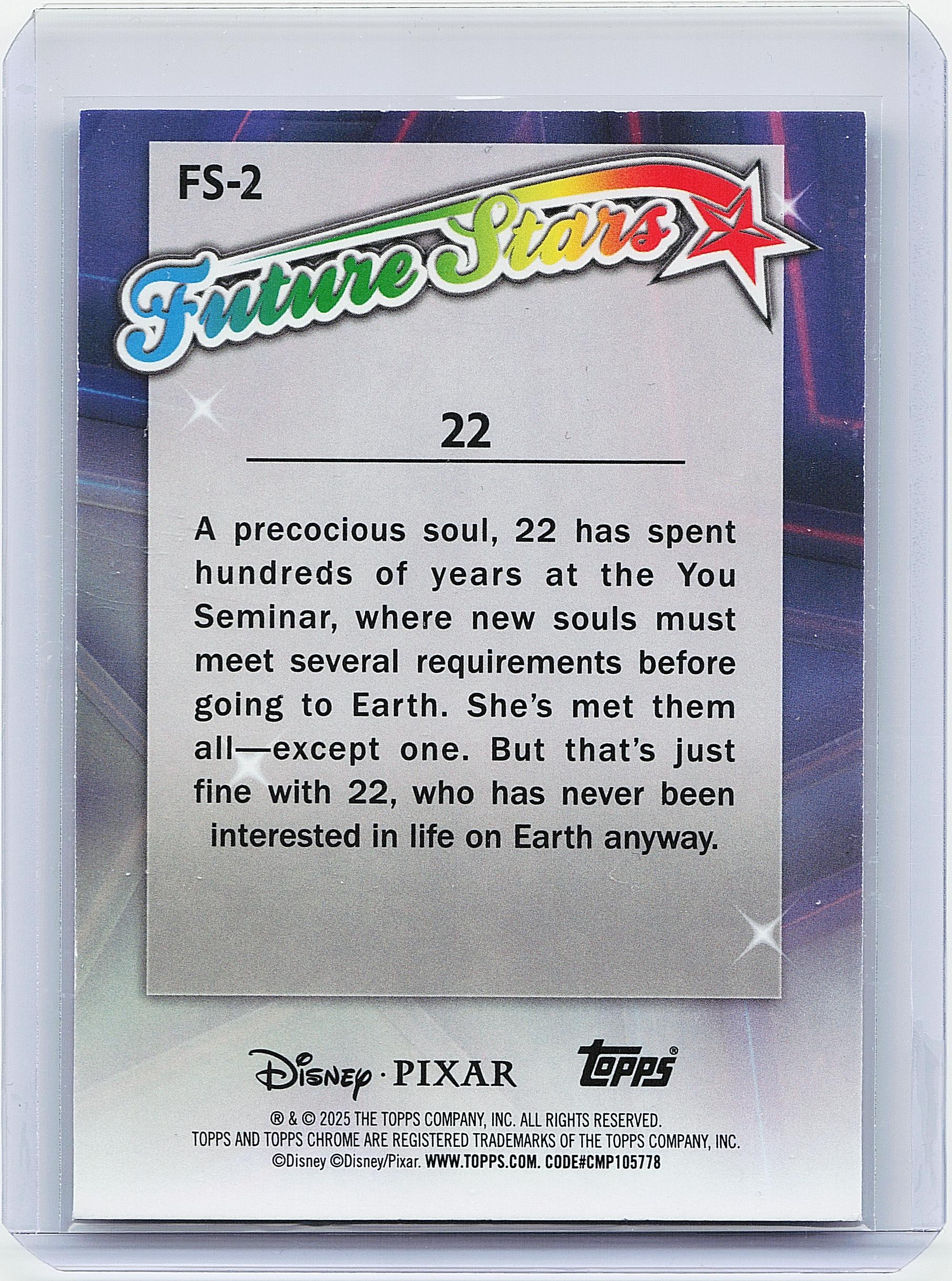 2025 Topps Chrome Disney #FS-2 22 Future Stars