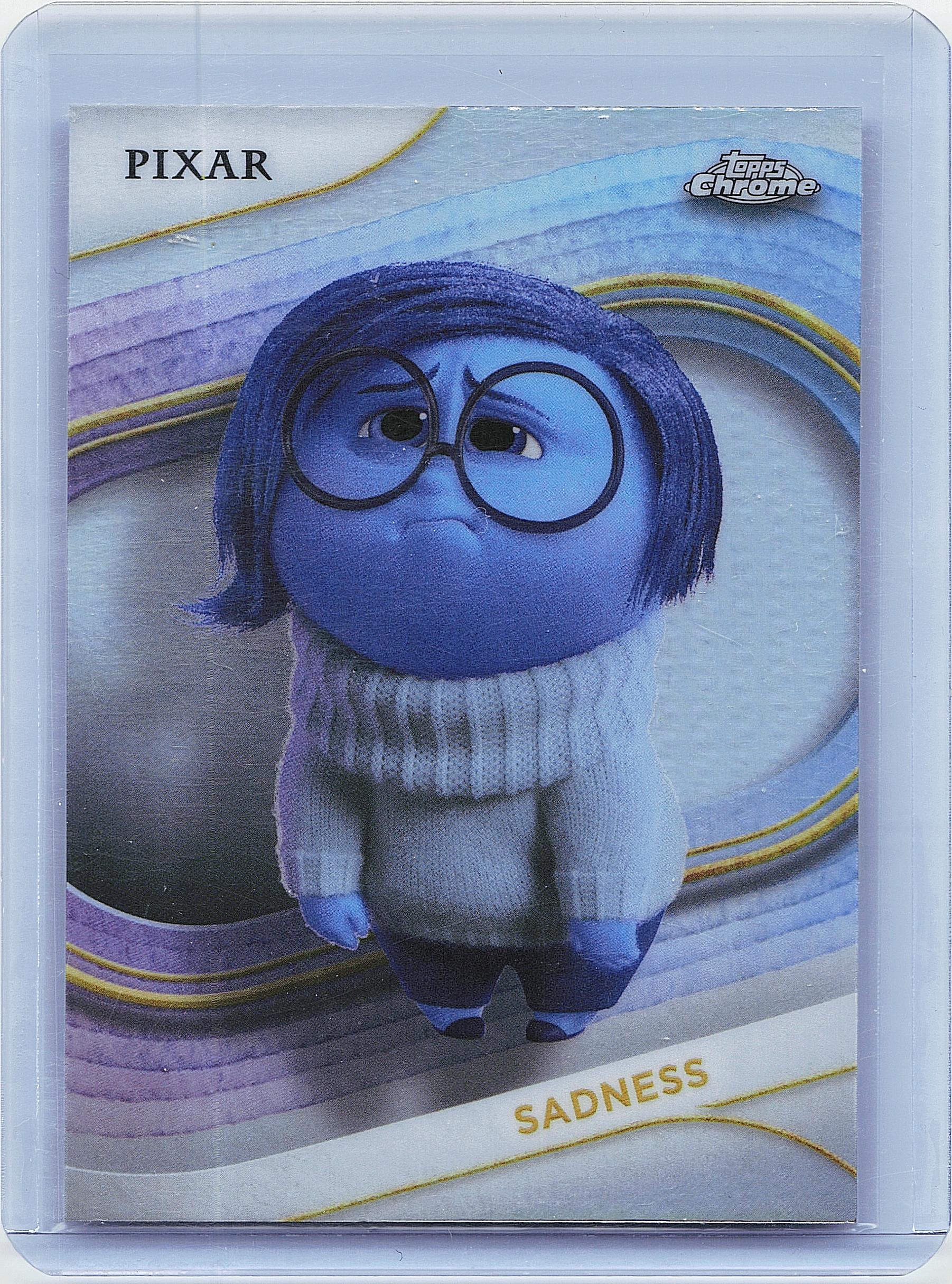 2025 Topps Chrome Disney #83 Sadness Refractor