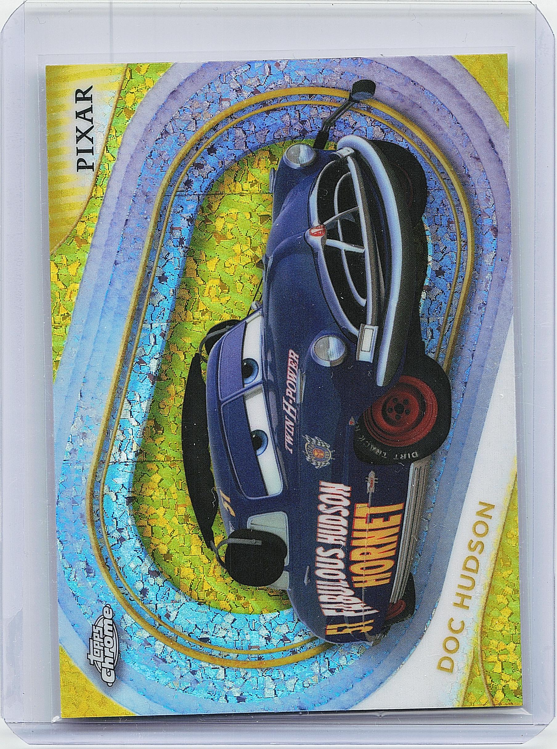 2025 Topps Chrome Disney #54 Doc Hudson Yellow Mini-Diamonds