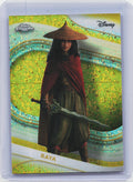 2025 Topps Chrome Disney #192 Raya Yellow Mini-Diamonds