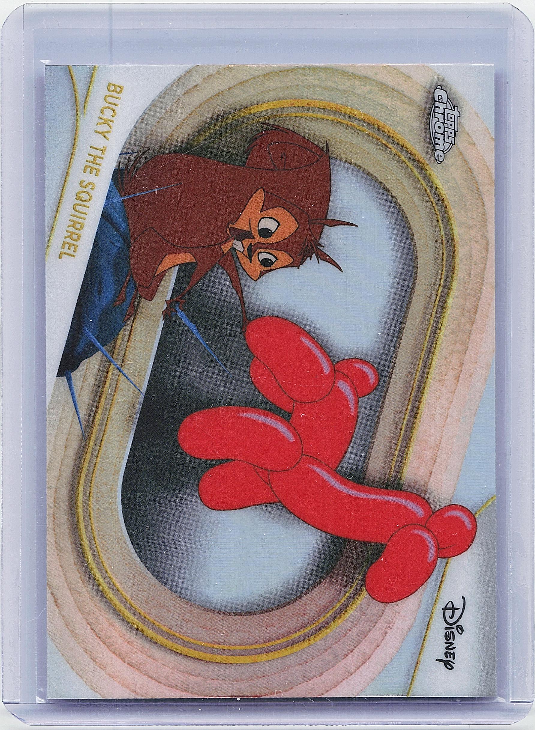 2025 Topps Chrome Disney #23 Bucky the Squirrel Refractor