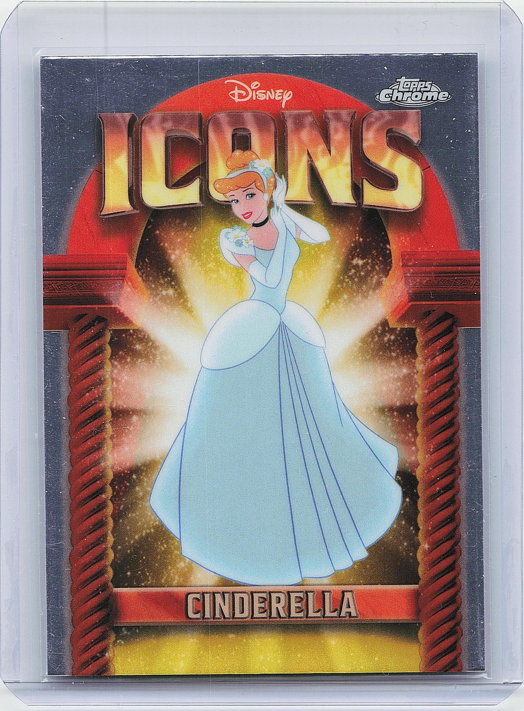 2025 Topps Chrome Disney #DI-11 Cinderella Disney Icons