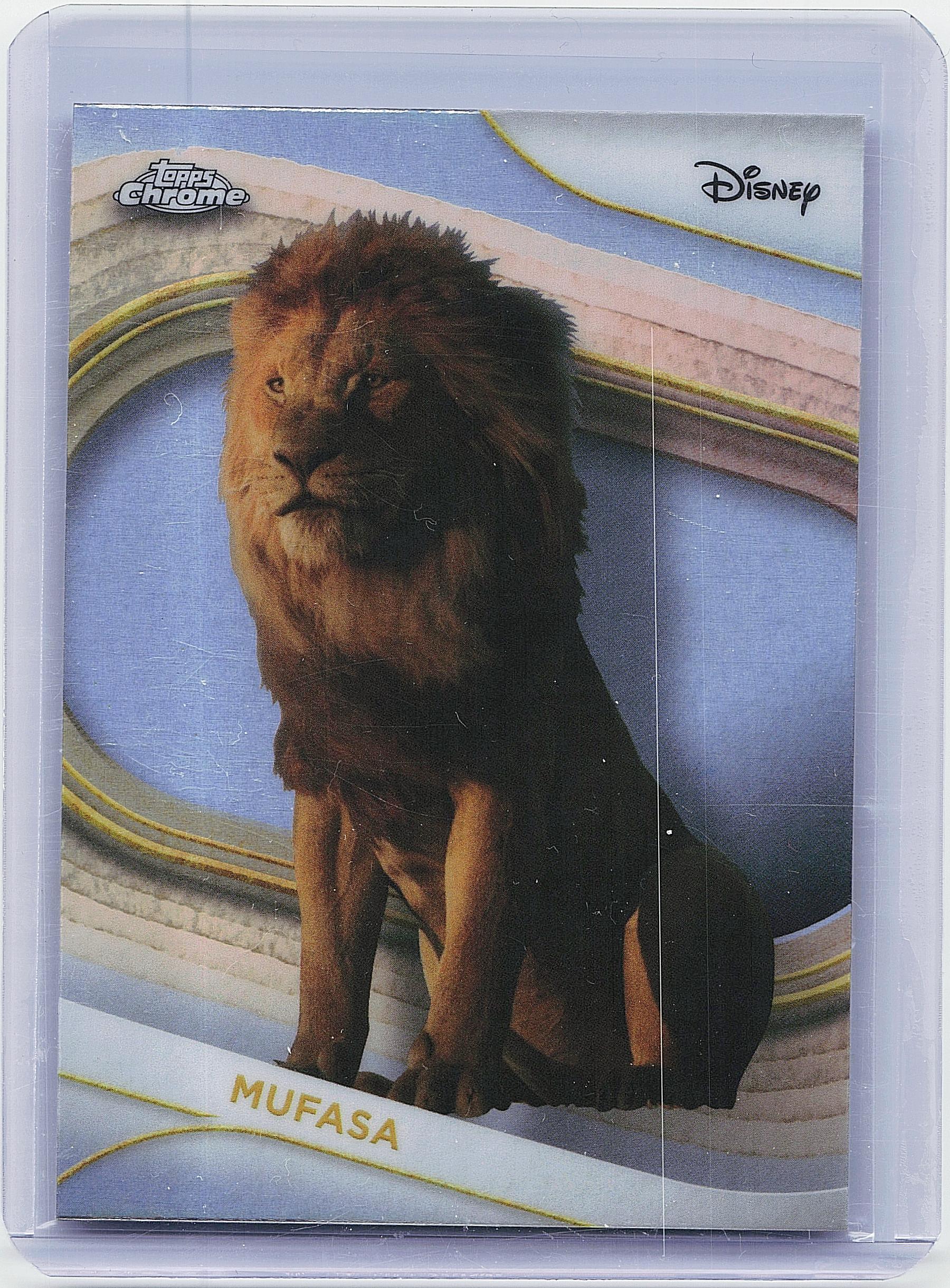 2025 Topps Chrome Disney #198 Mufasa Refractor