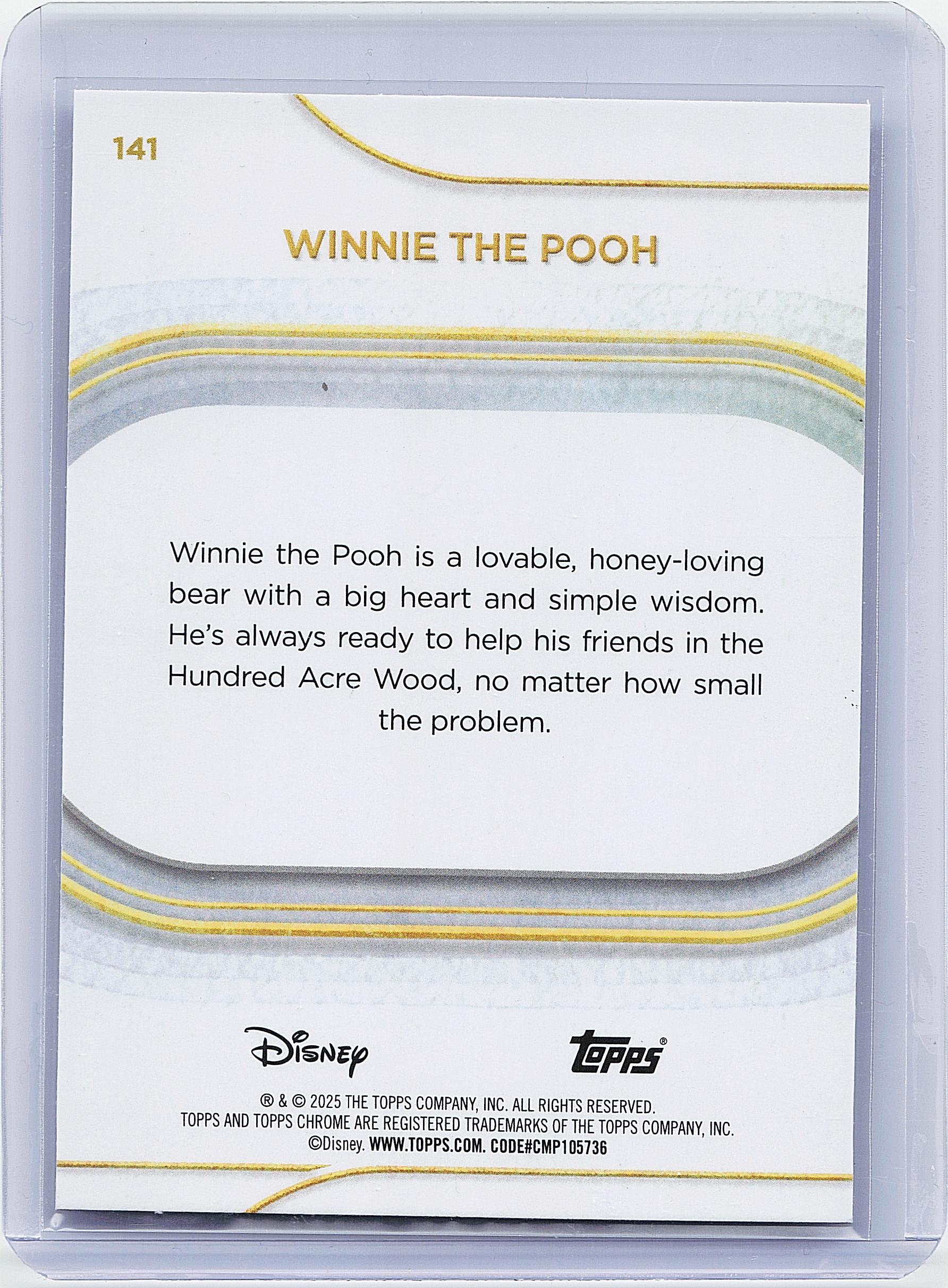 2025 Topps Chrome Disney #141 Winnie the Pooh