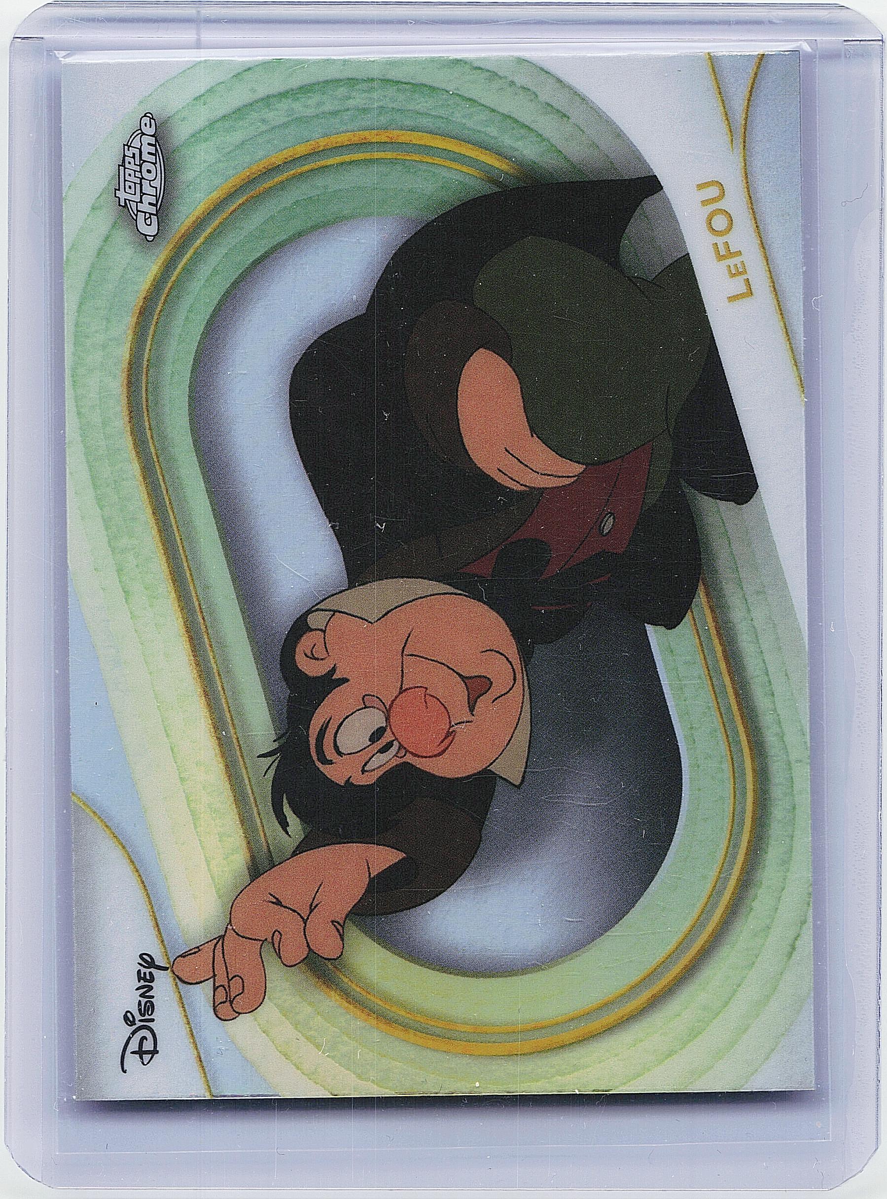 2025 Topps Chrome Disney #128 LeFou Refractor