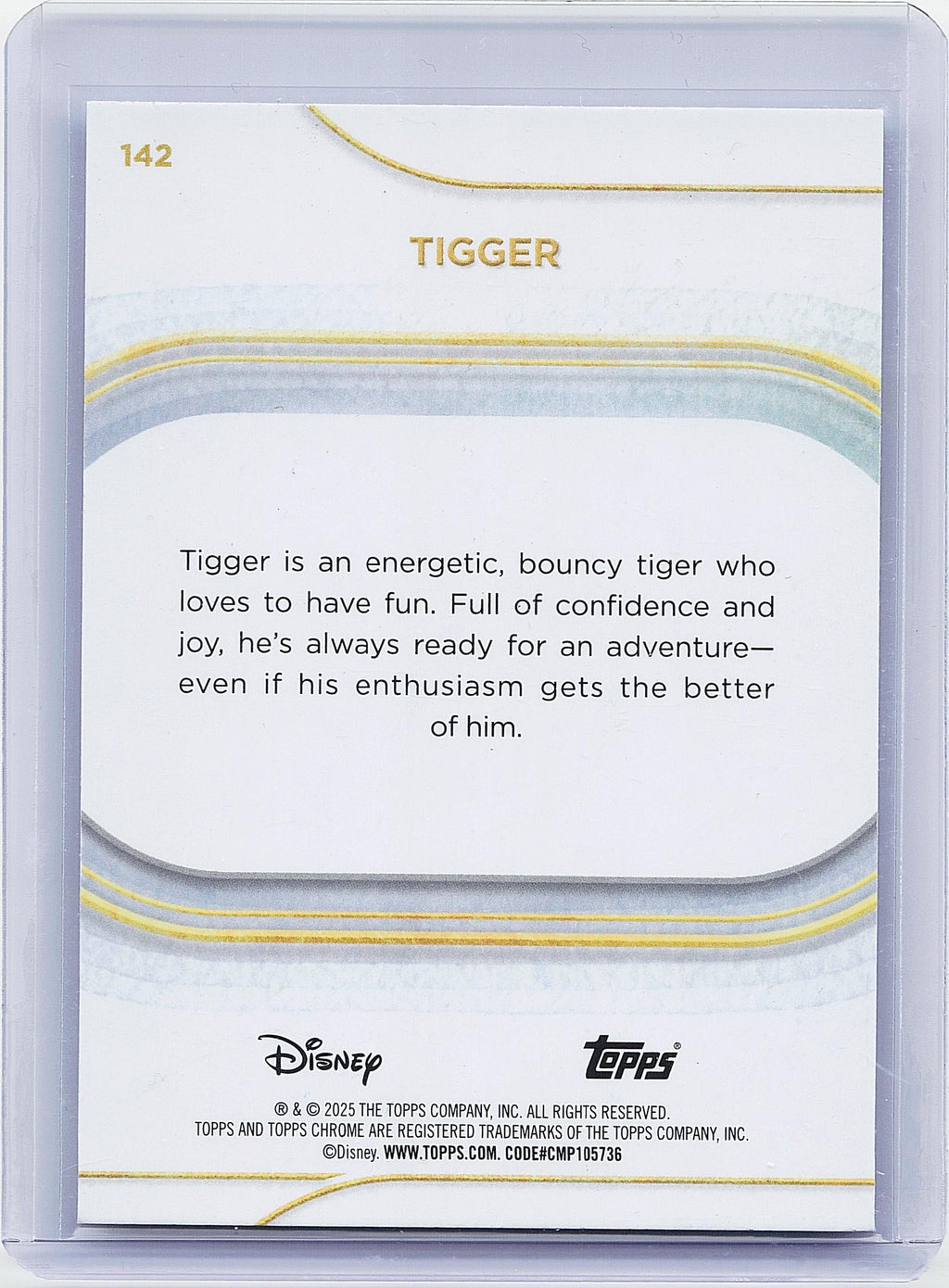 2025 Topps Chrome Disney #142 Tigger
