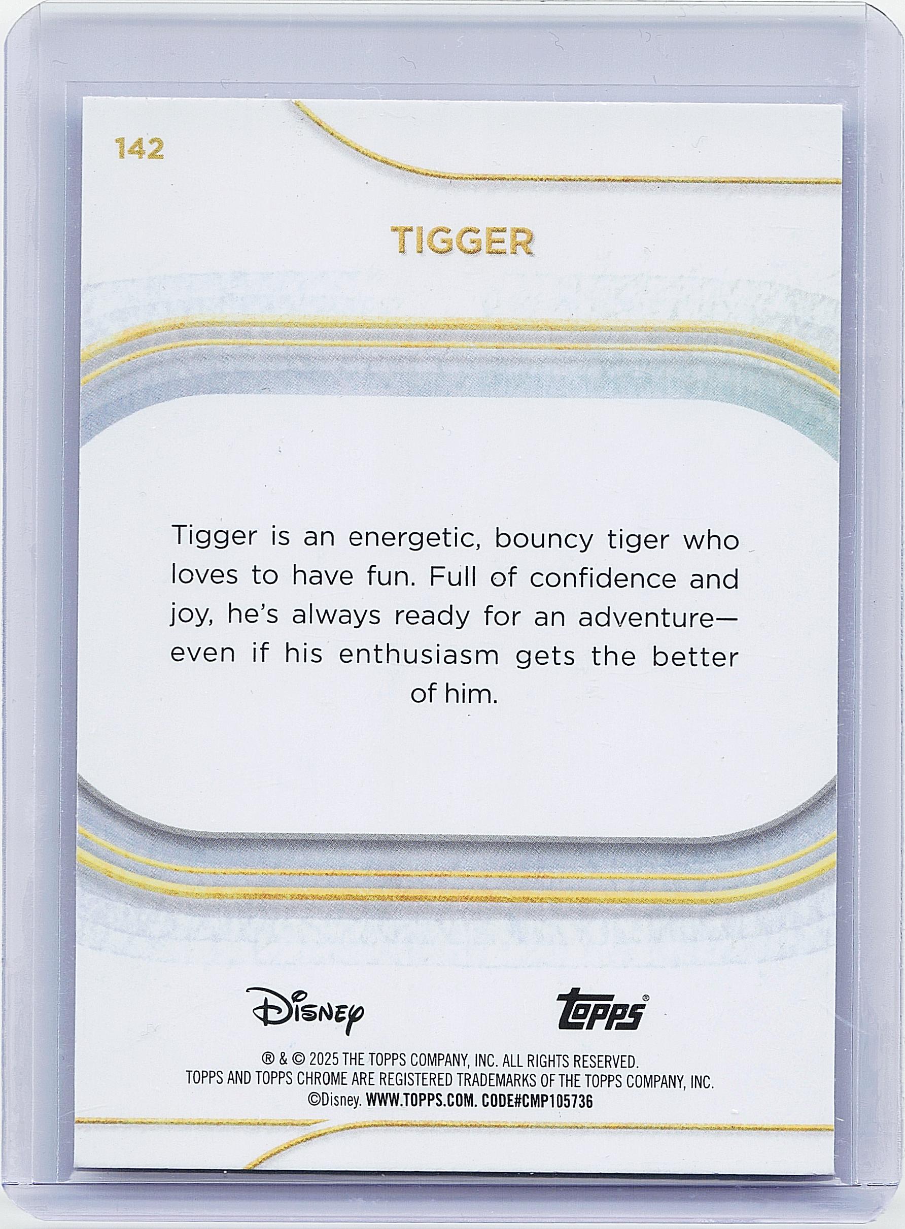 2025 Topps Chrome Disney #142 Tigger