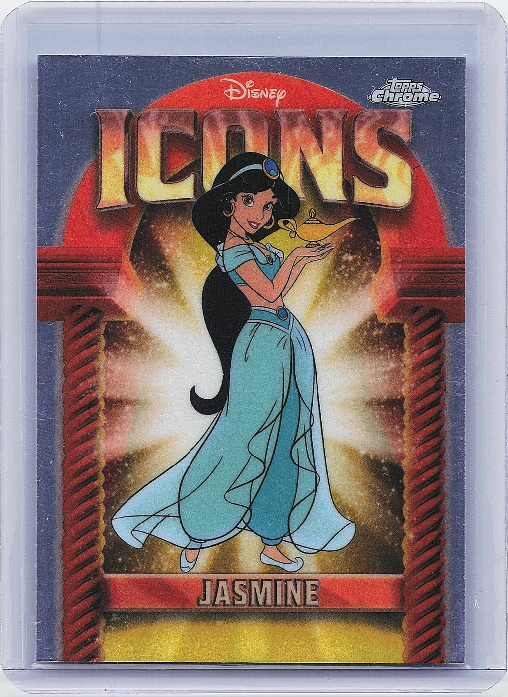2025 Topps Chrome Disney #DI-32 Jasmine Disney Icons