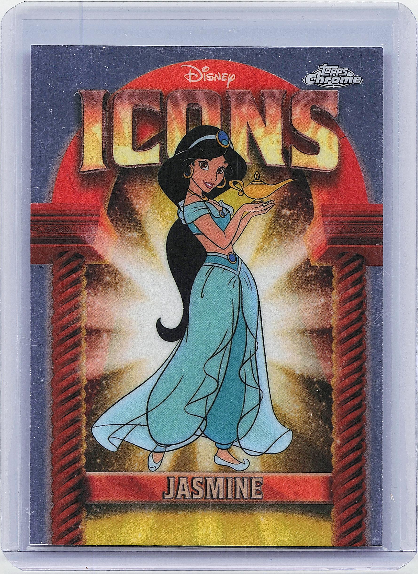 2025 Topps Chrome Disney #DI-32 Jasmine Disney Icons