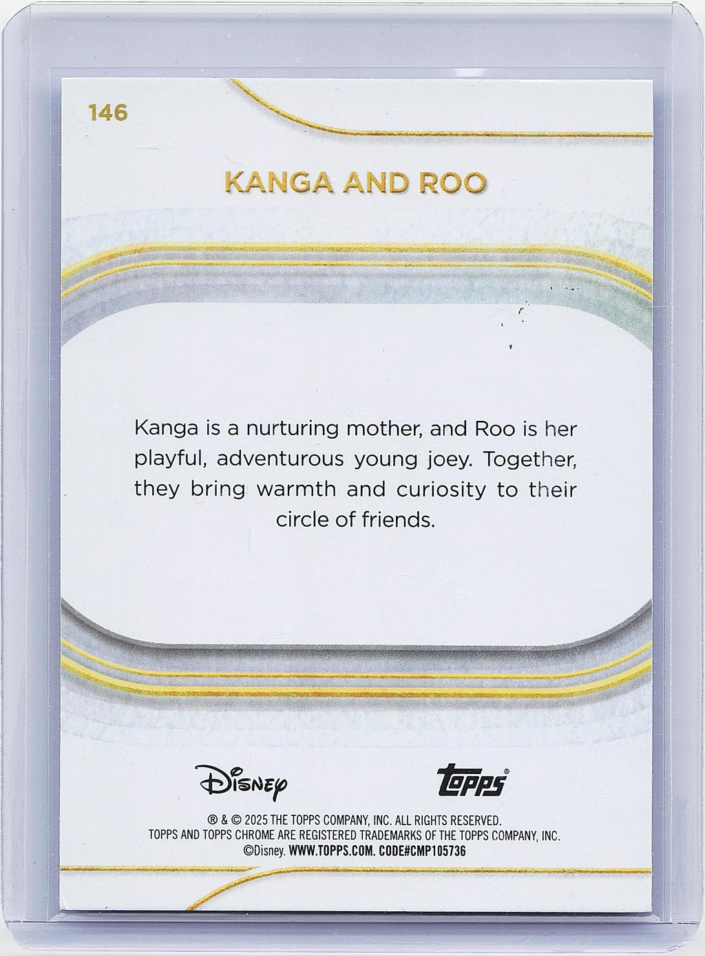 2025 Topps Chrome Disney #146 Kanga and Roo