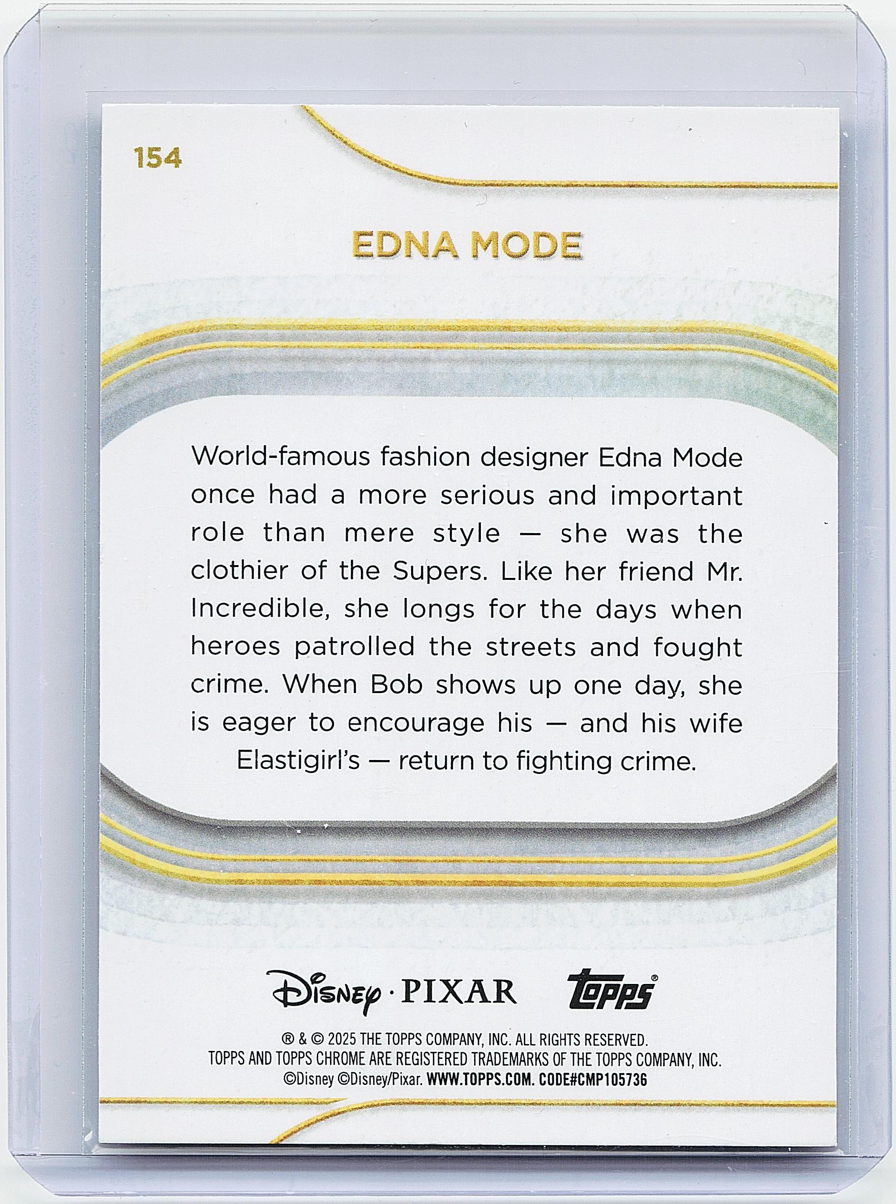 2025 Topps Chrome Disney #154 Edna Mode