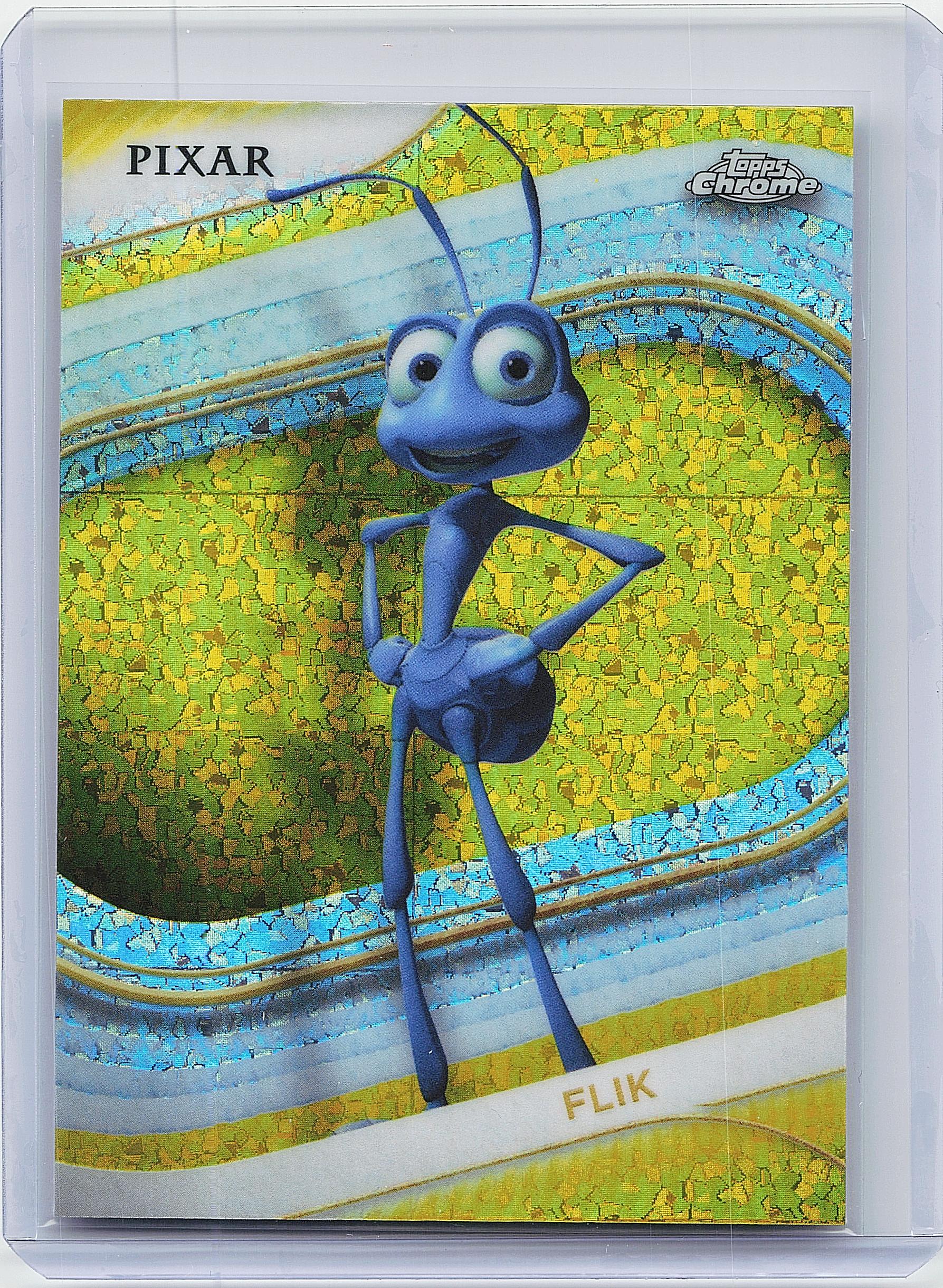 2025 Topps Chrome Disney #78 Flik Yellow Mini-Diamonds